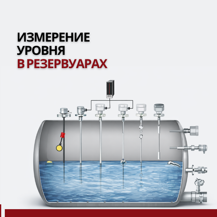 Измерение уровня в резервуарах: методы, оборудование