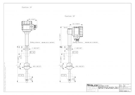 Магнитострикционный уровнемер NIVOTRACK MTA-515-8-Ex.